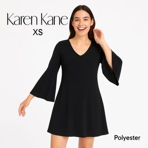 Karen Kane Women's Black Dress Polyester Size XS